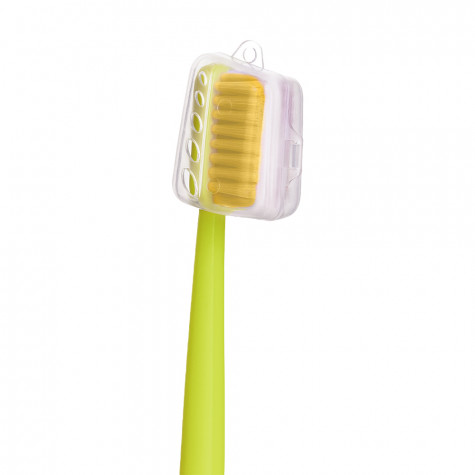 Зубная щетка Revyline SM6000 Ortho салатовая / желтая-фиолетовая