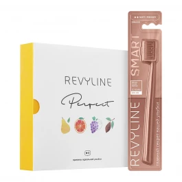 Набор Зубных паст Revyline Perfect, 4х40 г + Зубная щетка Revyline SM6000 SMART Special Color Edition Mocha Mousse